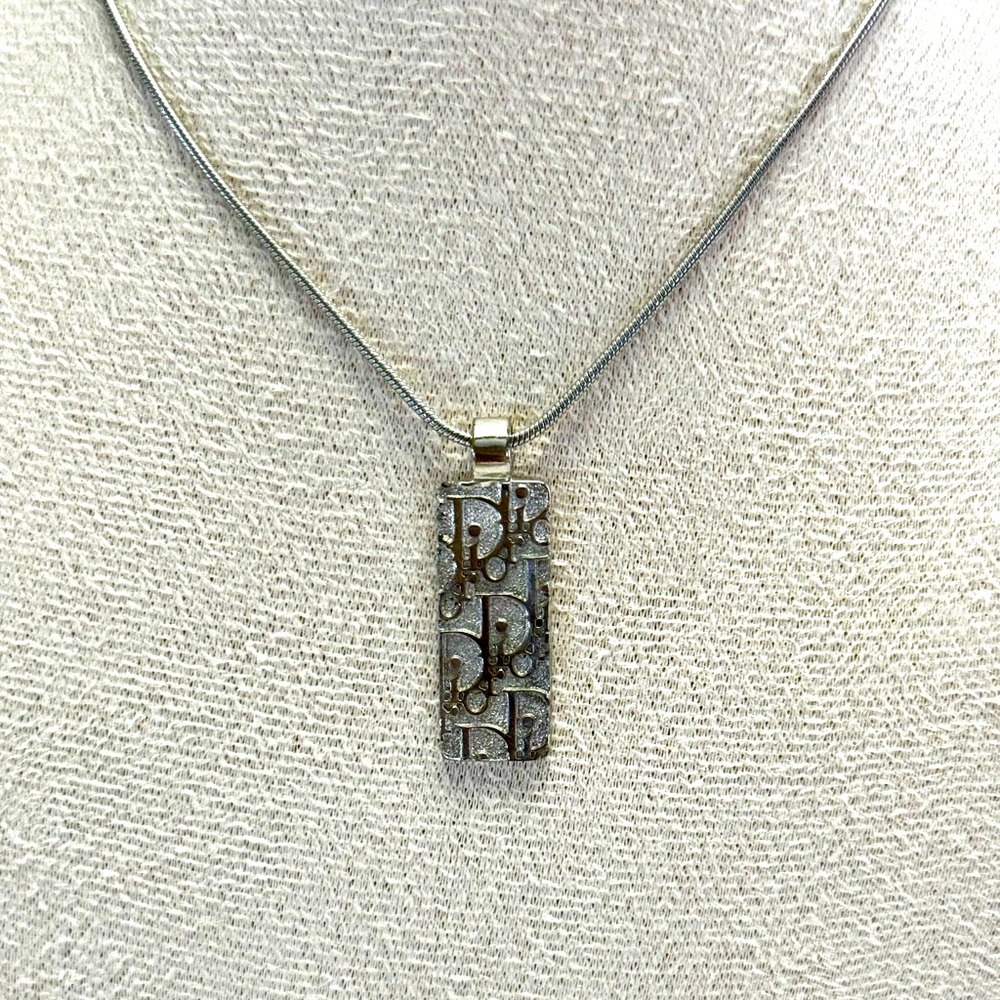 Vintage Dior Silver Trotter Necklace